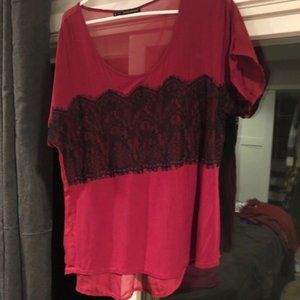 3 various maroon shirts